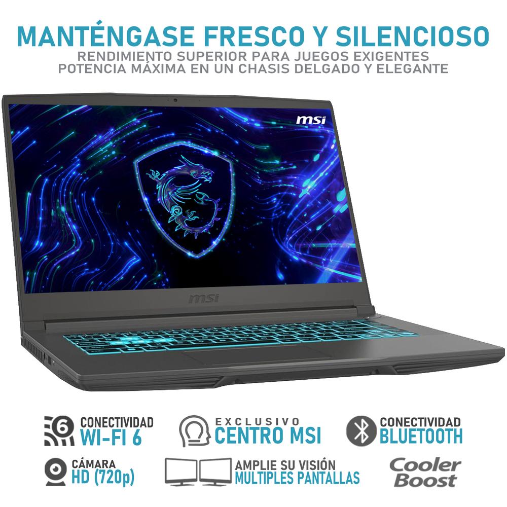 Foto 4 pulgar | Laptop Gamer Msi Thin A15 Nvidia Geforce Rtx 4060 Intel Core I5 13420h 32gb Ram 1.4tb 15.6'' Teclado En Ingles