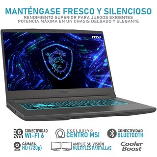 Foto 3 | Laptop Gamer Msi Thin A15 Nvidia Geforce Rtx 4060 Intel Core I5 13420h 32gb Ram 1.4tb 15.6'' Teclado En Ingles