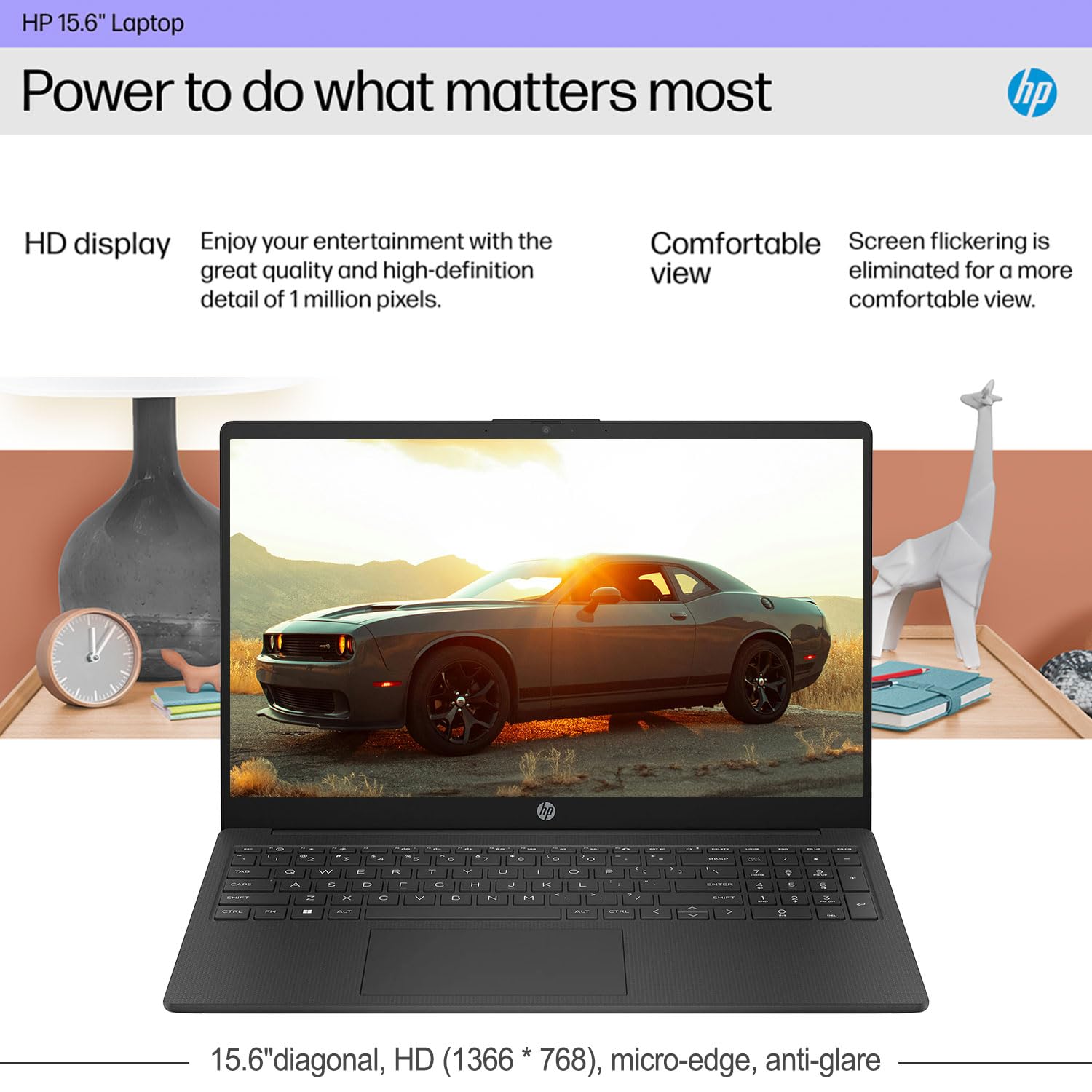 Foto 2 | Laptop Hp Con Pantalla Hd Portátil De 15,6 Pulgadas, 16 Gb De Ram Y 128 Gb De Almacenamiento - Venta Internacional.