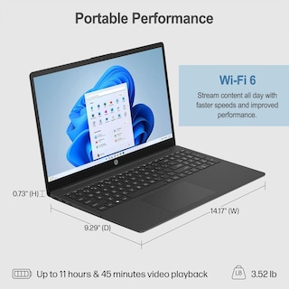 Foto 3 | Laptop Hp Con Pantalla Hd Portátil De 15,6 Pulgadas, 16 Gb De Ram Y 128 Gb De Almacenamiento - Venta Internacional.