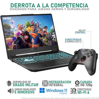 Foto 3 | Laptop Gamer Asus Tuf Gaming A15 Geforce Rtx 2050 Amd Ryzen 7 7435hs 16gb Ram 512gb Ssd Teclado En Ingles + Control R