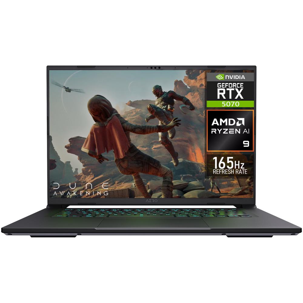 Laptop Gamer Gigabyte Aero X16 Nvidia Geforce Rtx 5070 Amd Ryzen Ai 9 Hx 370 64gb Ram 1tb Ssd 16'' Teclado En Español