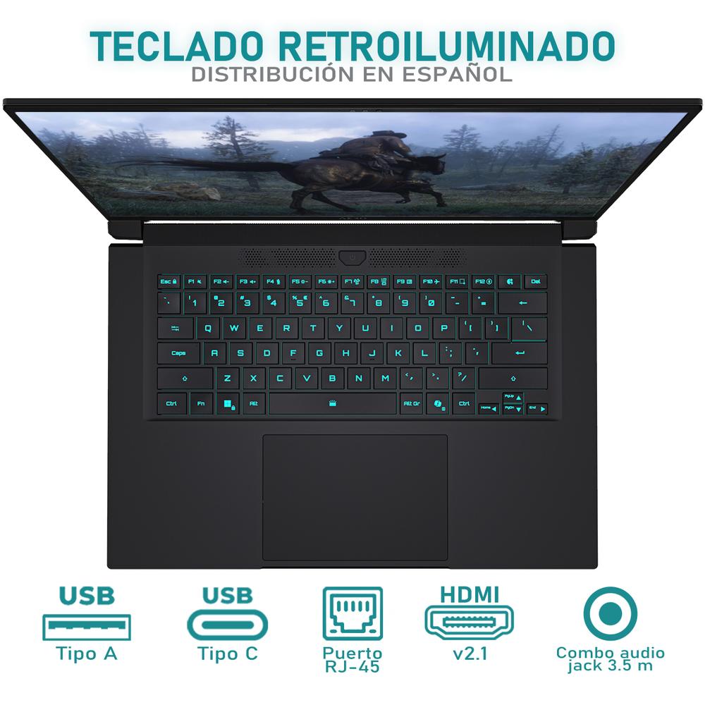 Foto 6 pulgar | Laptop Gamer Gigabyte Aero X16 Geforce Rtx 5060 Amd Ryzen Ai 7 350 32gb Ram 1tb Ssd 16'' Windows 11 Home Teclado En