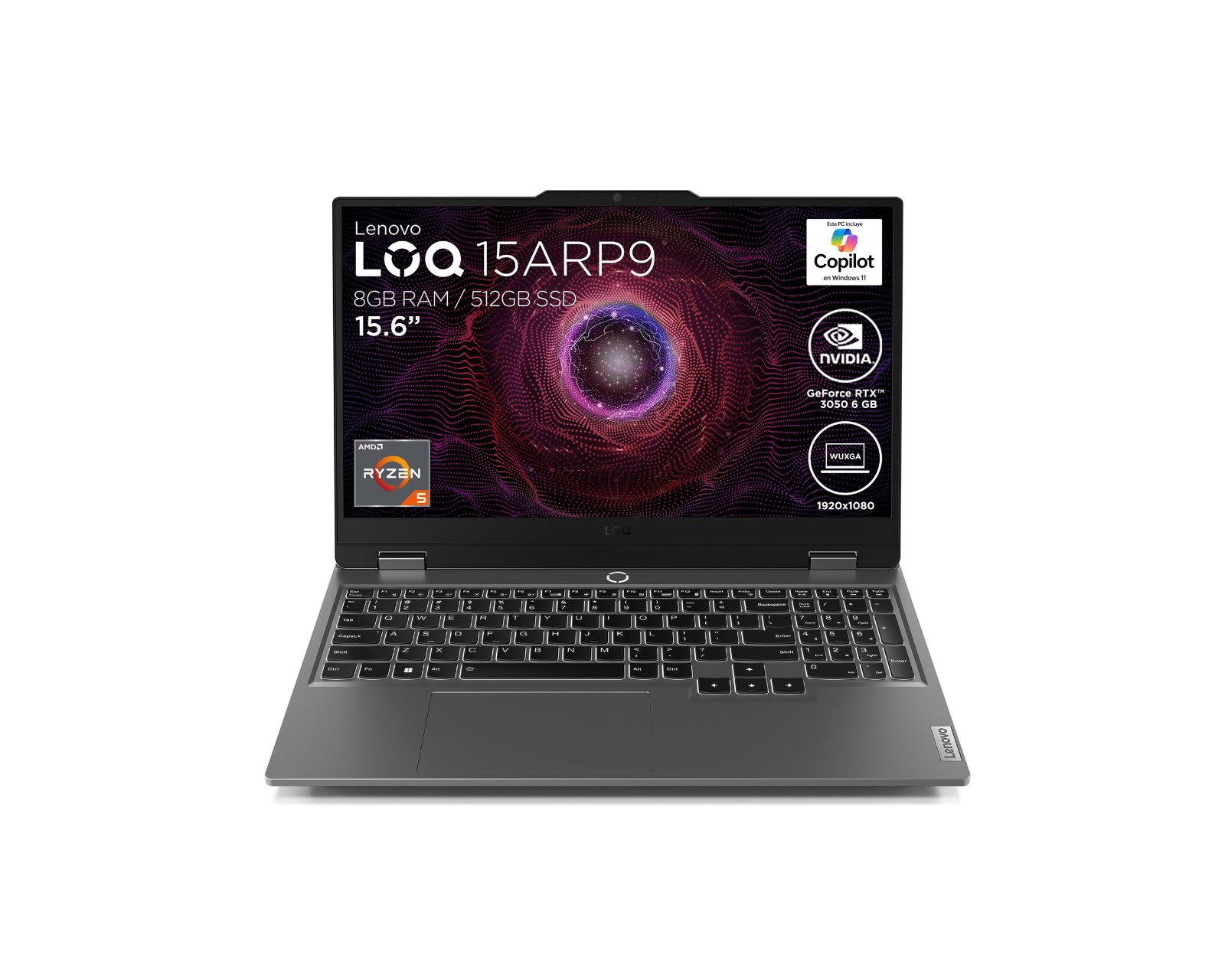 Foto 2 pulgar | Laptop Gaming Lenovo Loq 15arp9 De 15 6''  24gb/512gb