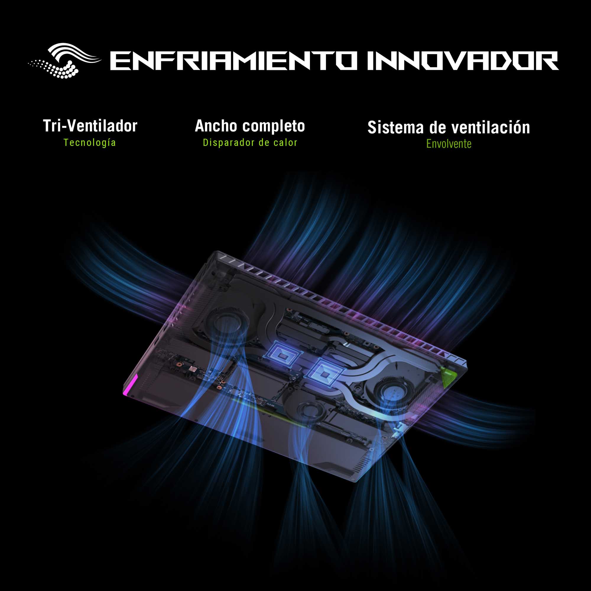 Foto 6 pulgar | Laptop Asus  Rog Strix G16 (2025) G614  Nvidia Geforce Rtx 5050  Amd Ryzen 9 8940hx  Ddr5 16gb  Verde