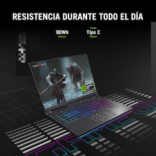 Foto 6 | Laptop Asus Rog Strix G16 (2025) G614 Nvidia Geforce Rtx 5050 Amd Ryzen 9 8940hx Ddr5 16gb Verde