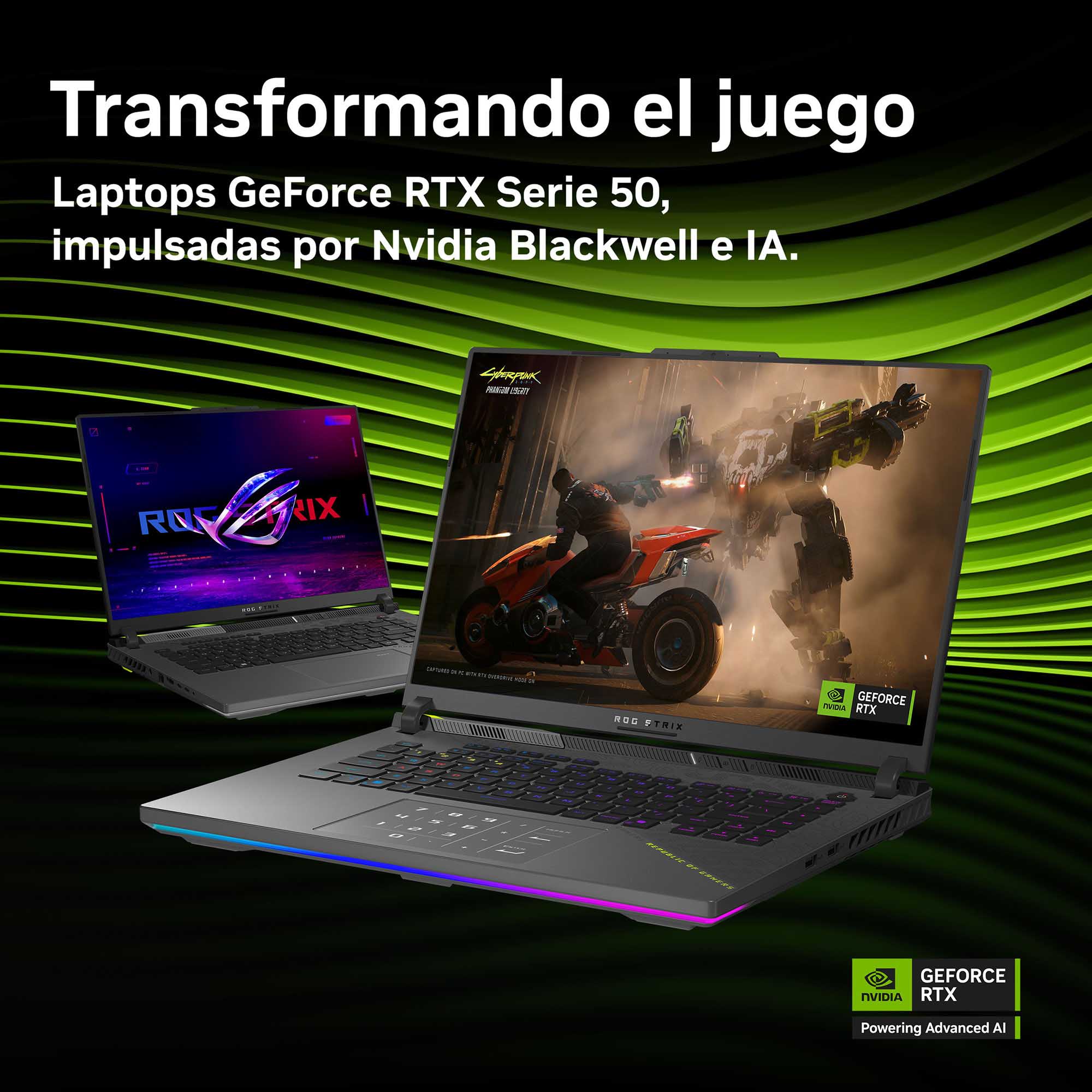 Foto 8 pulgar | Laptop Asus  Rog Strix G16 (2025) G614  Nvidia Geforce Rtx 5050  Amd Ryzen 9 8940hx  Ddr5 16gb  Verde