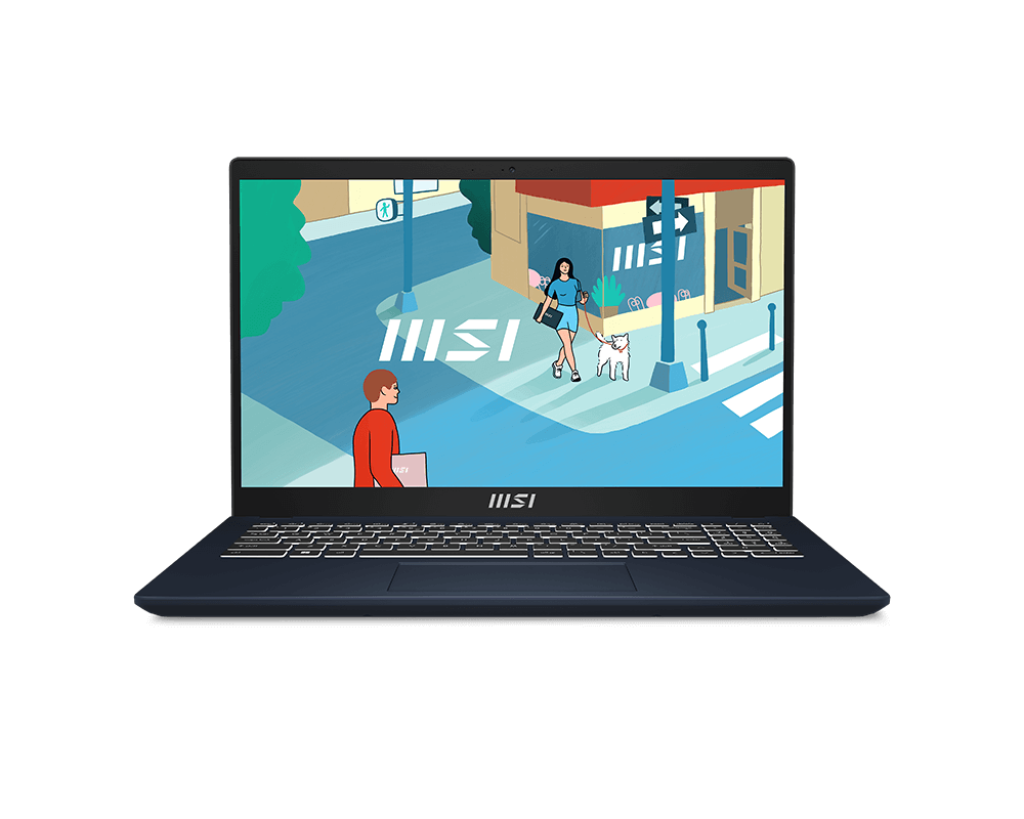''ultrabook Msi Modern 15 B13m 15.6'''' 1920x1080 Full Hd Intel Core I7-1355u 16gb 512gb Ssd Windows 11 Pro Incluye