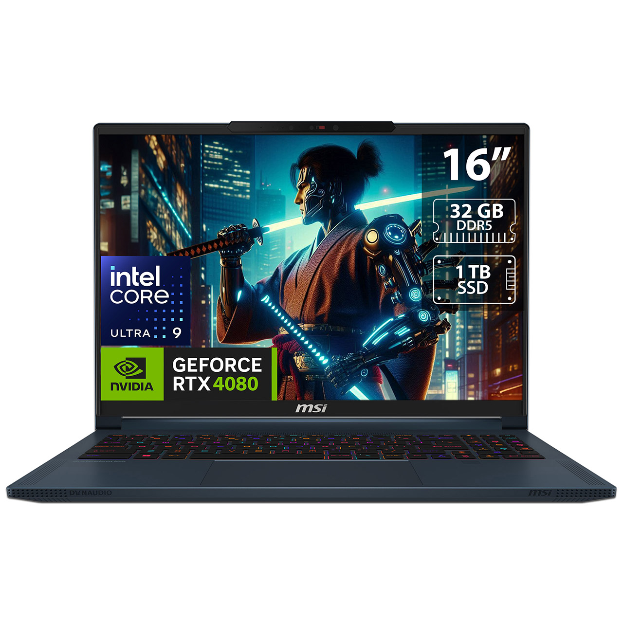 Foto 2 pulgar | Laptop Gamer Msi Stealth 16 Ai Studio A1v: Intel Core Ultra 9 185h  32gb  Ssd  1tb  Pantalla 16''  Rtx 4080  W11h
