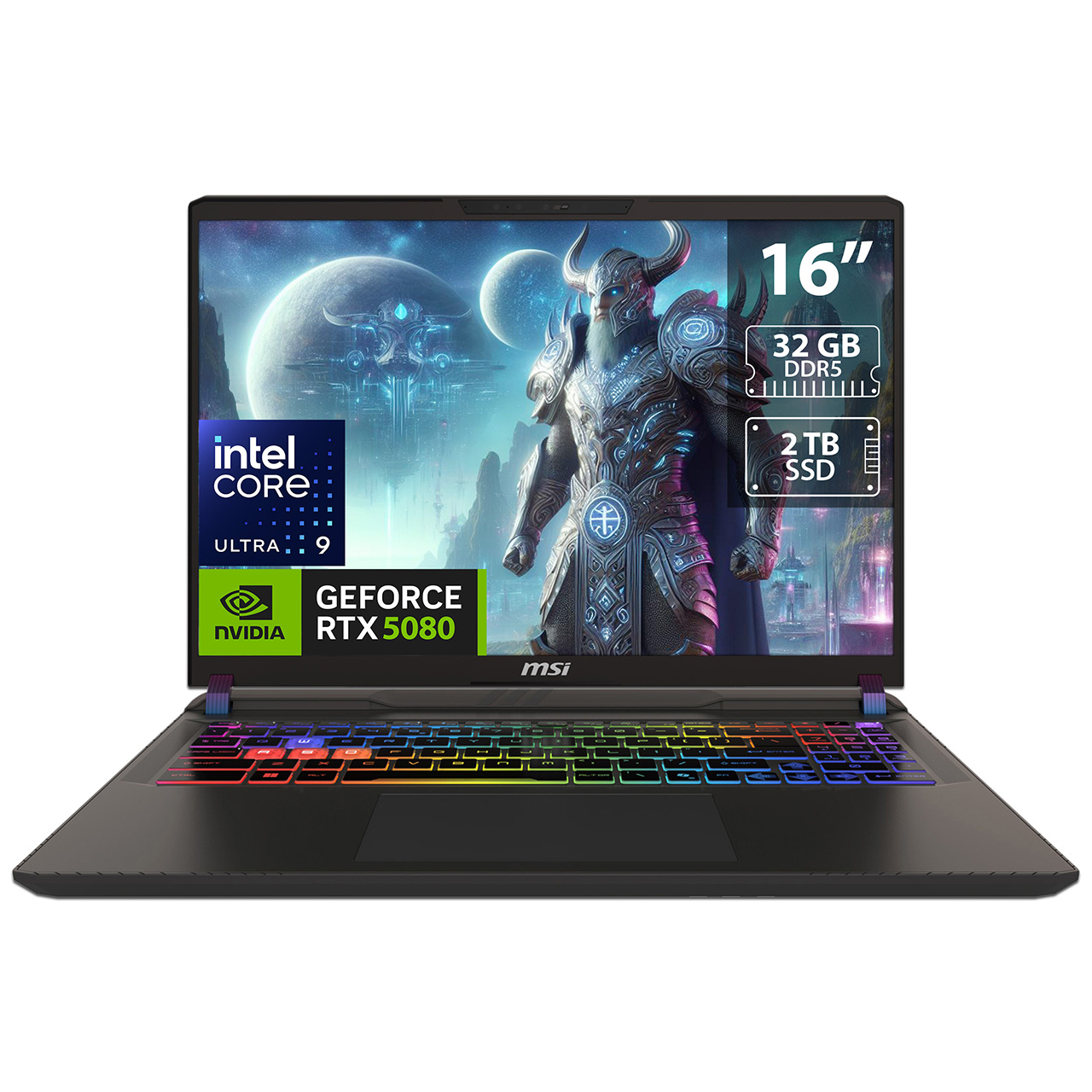 Foto 2 pulgar | Laptop Gamer Msi Vector 16 Hx Ai: Intel Core Ultra 9 275hx  Ram 32gb Ddr5  Ssd 2tb  Pantalla 16''  Rtx 5080  Windows