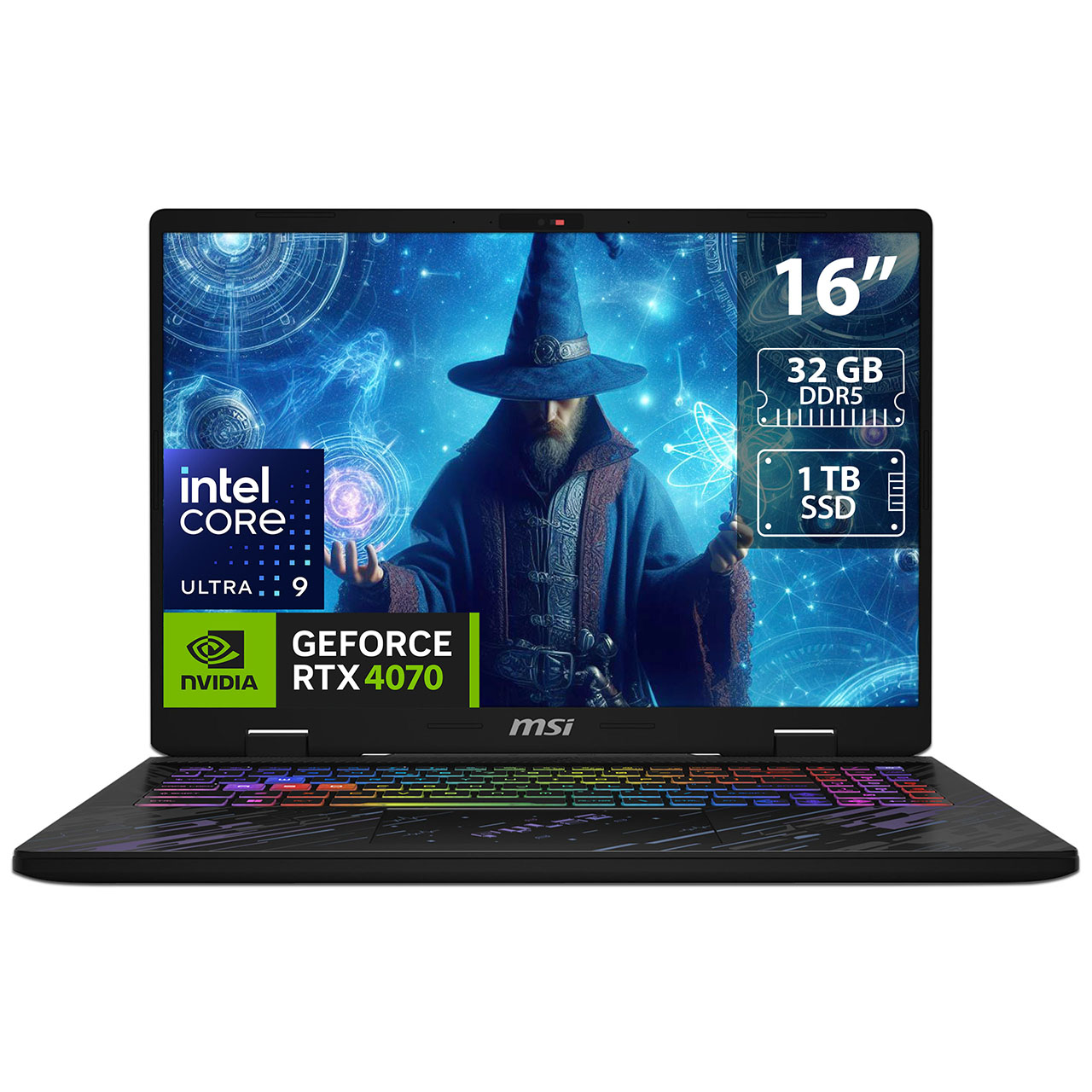 Foto 2 pulgar | Laptop Gamer Msi Pulse 16 Ai: Intel Core Ultra 9 185h  Ram 32gb Ddr5  Ssd 1tb  Pantalla 16''  Rtx 4070  Windows 11 Home