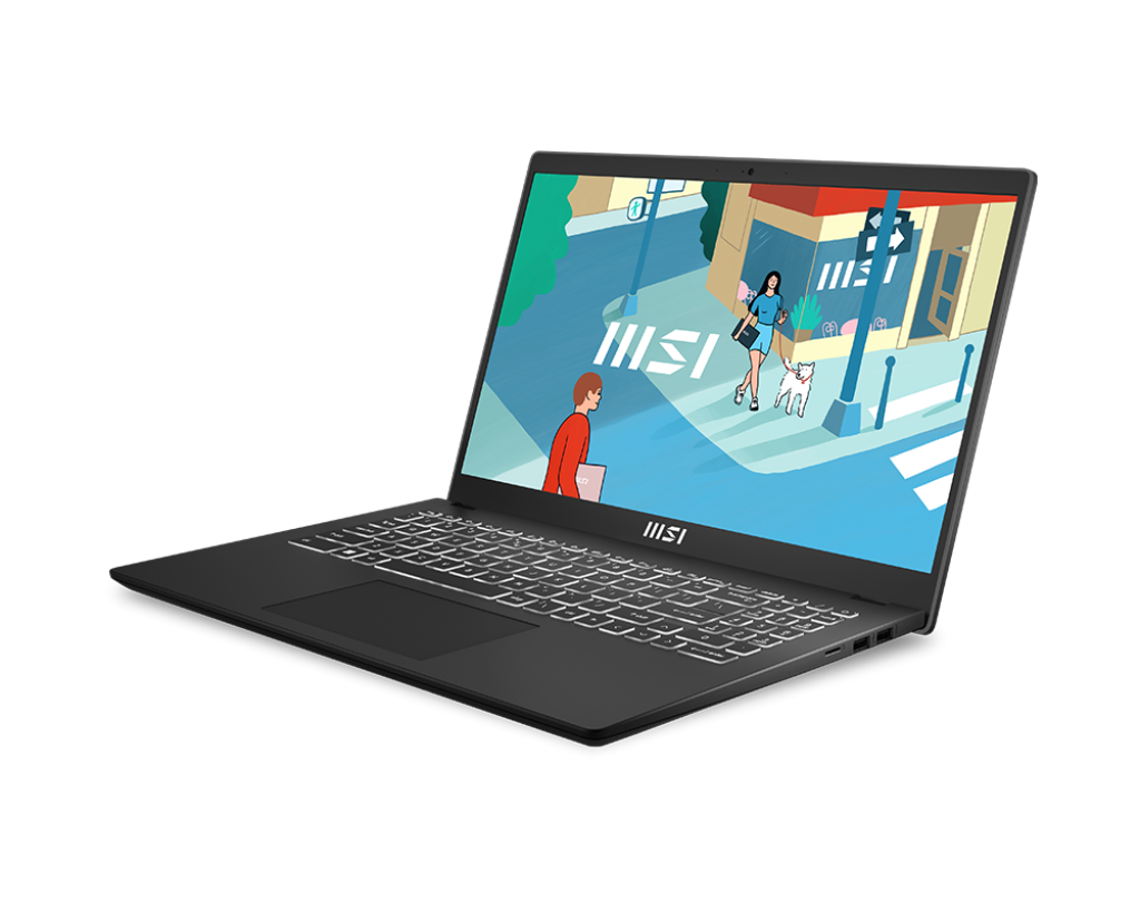 Foto 2 pulgar | Laptop Msi Modern 15 Core I7 1355u 512gb Ssd 16gb Ddr4 15.6'' Fhd Tec/esp W11p Negro Inc/mouse Modern 15 B13m-1090mx