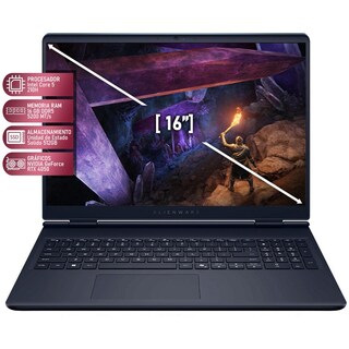 Foto 2 | Laptop Gamer Alienware M16 Aurora Nvidia Geforce Rtx 4050 Intel Core 5 210h 16gb Ram 512gb Ssd 16'' Teclado En Español