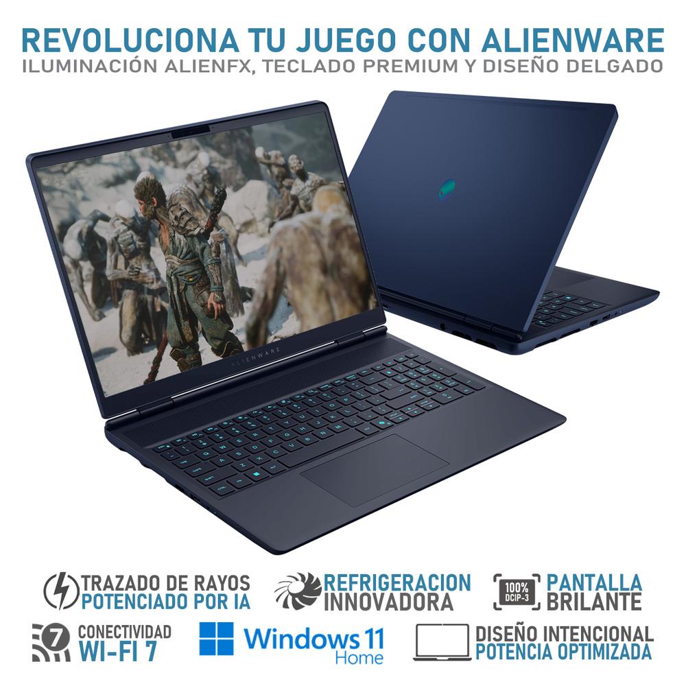 Foto 5 pulgar | Laptop Gamer Alienware X16 Aurora Nvidia Geforce Rtx 5070 Intel Core Ultra 9 275hx 32gb Ram 1tb Ssd 16'' Teclado En
