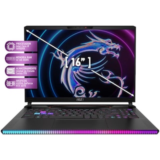 Foto 2 | Laptop Gamer Msi Raider Nvidia Geforce Rtx 4070 Intel Core I9 14900hx 32gb Ram 1tb Ssd 16'' Windows 11 Home Teclado