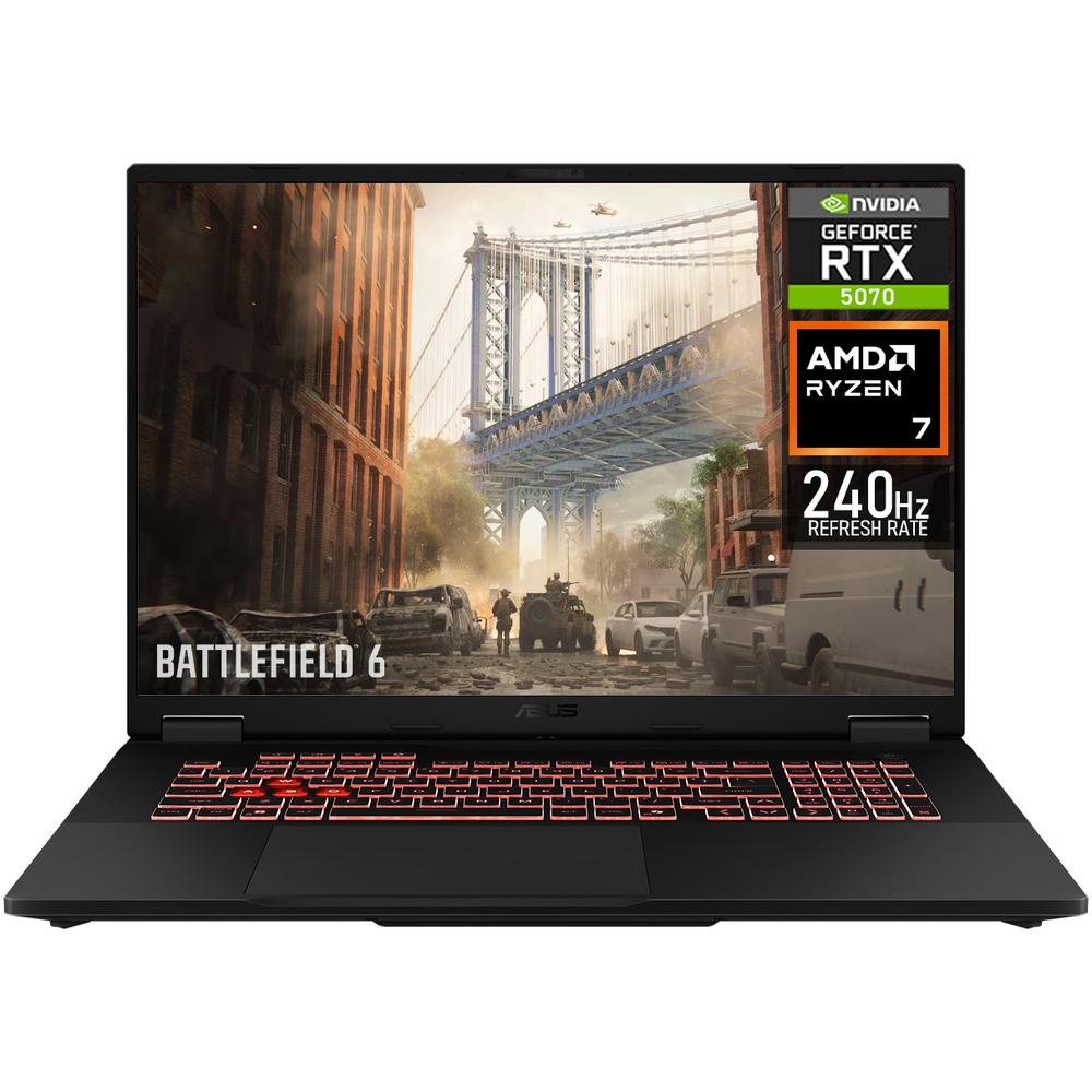 Foto 2 pulgar | Laptop Gamer Asus Tuf Gaming A18 Geforce Rtx 5070 Amd Ryzen 7 260 16gb Ram 1tb Ssd 18'' Windows 11 Home Teclado En Ingl