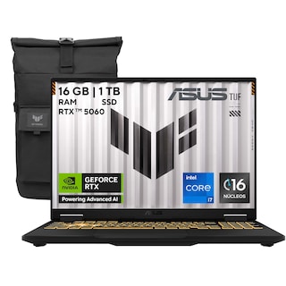 Foto 1 | Laptop Asus Tuf Gaming F16 (2025) Rtx 5060 Intel Core I7 16gb 1tb Ssd 16''fhd+ Gris
