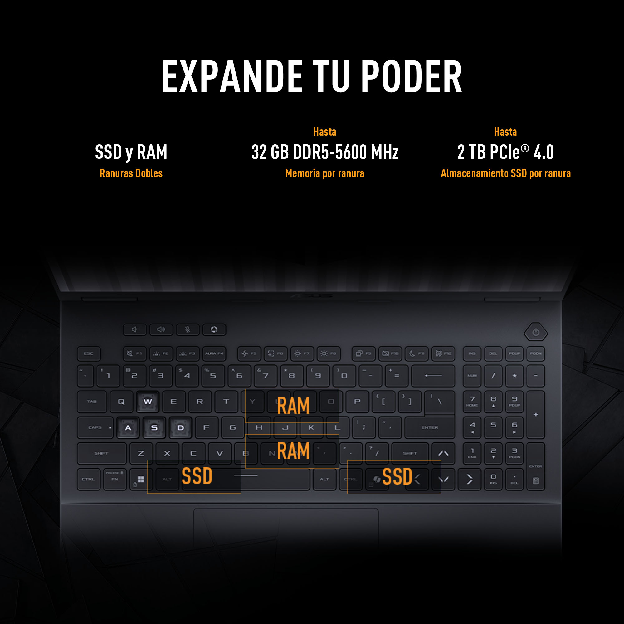 Foto 5 pulgar | Laptop Asus Tuf Gaming F16 (2025) Rtx 5060  Intel Core I7  16gb  1tb Ssd  16''fhd+  Gris