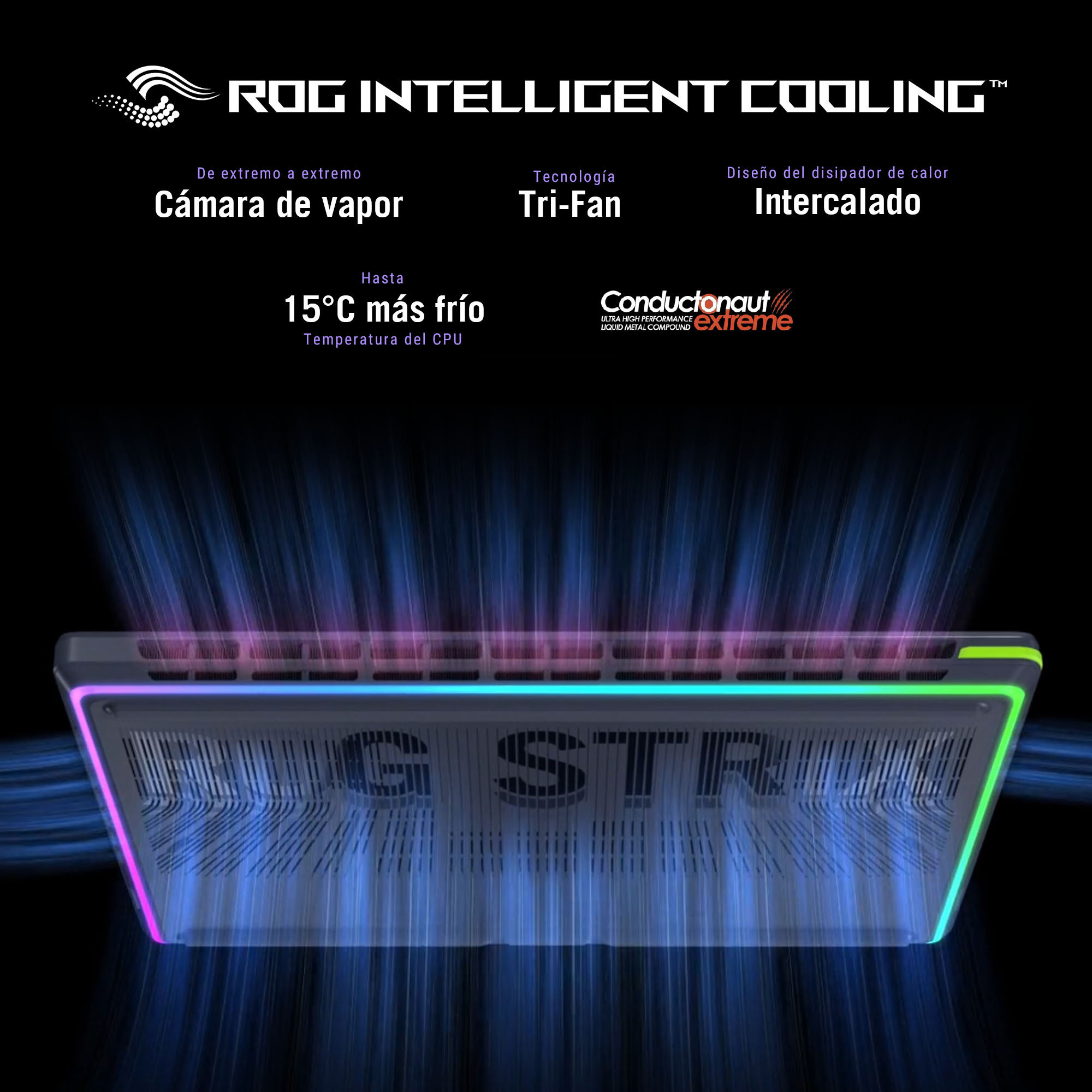 Foto 5 pulgar | Laptop ASUS Gamer Rog Strix G18 2025 RTX 5070ti Intel Core Ultra 9 32 GB 1 TB SSD 18" WUXGA Gris