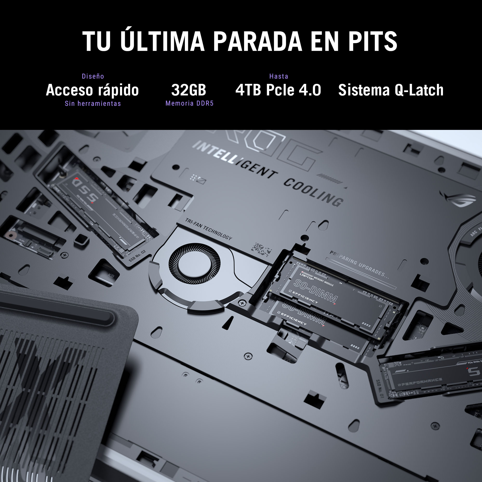Foto 8 pulgar | Laptop ASUS Gamer Rog Strix G18 2025 RTX 5070ti Intel Core Ultra 9 32 GB 1 TB SSD 18" WUXGA Gris