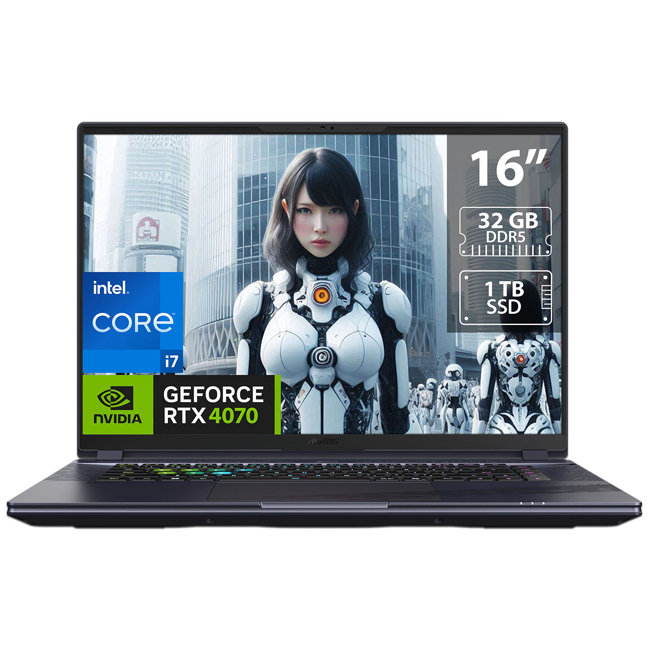 Foto 1 | Laptop Gamer Gigabyte Aorus 16x: Intel Core I7 14650hx  Ram 32gb Ddr5  Ssd 1tb  Pantalla 16''  Rtx 4070  Windows 11 Home