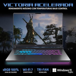 Foto 3 | Laptop Gamer Asus Rog Strix G16 Nvidia Geforce Rtx 5060 Intel Core I9 14900hx 64gb Ram 2tb Ssd 16'' Teclado En Ingl