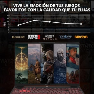 Foto 5 | Laptop Gamer Asus Tuf Gaming A16 Nvidia Geforce Rtx 4050 Amd Ryzen 5 7535hs 16gb Ram 512gb Ssd 16'' Teclado En Español