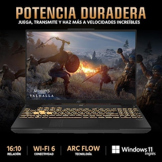 Foto 4 | Laptop Gamer Asus Tuf Gaming F16 Geforce Rtx 3050 Intel Core 5 210h 32gb Ram 1.5tb Ssd 16'' Teclado En Español + Mochil