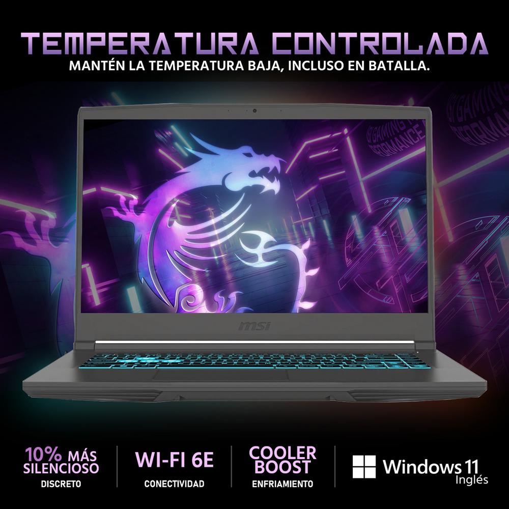 Foto 3 | Laptop Gamer Msi Thin A15 Geforce Rtx 2050 Amd Ryzen 5 7535hs 16gb Ram 512gb Ssd 15.6'' Teclado En Ingles + Control Dxt