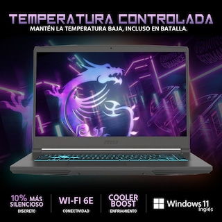 Foto 3 | Laptop Gamer Msi Thin A15 Geforce Rtx 2050 Amd Ryzen 5 7535hs 16gb Ram 512gb Ssd 15.6'' Teclado En Ingles + Control Dxt
