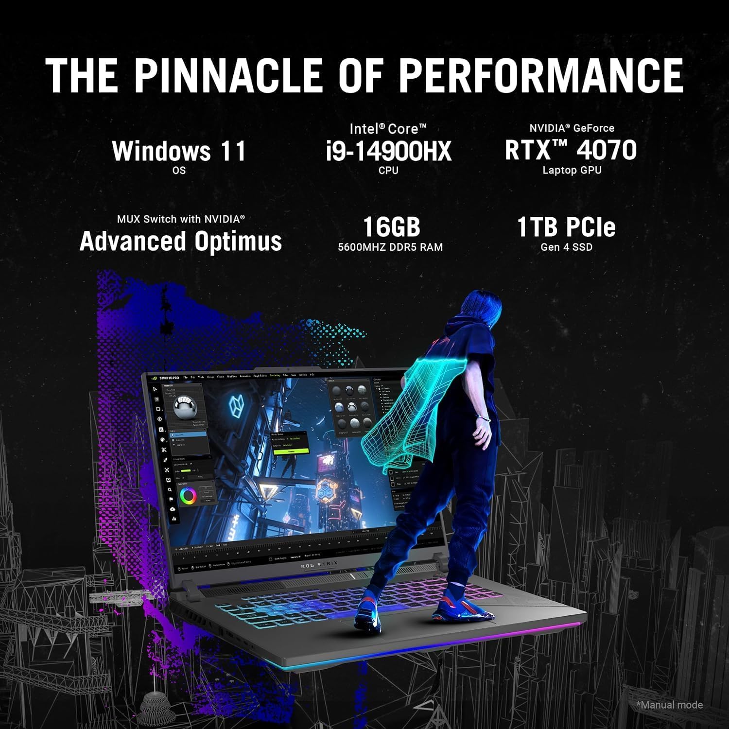 Foto 5 pulgar | Portátil Para Juegos Asus Rog Strix G16 16 Qhd 240 Hz I9-14900hx 64 Gb - Venta Internacional.