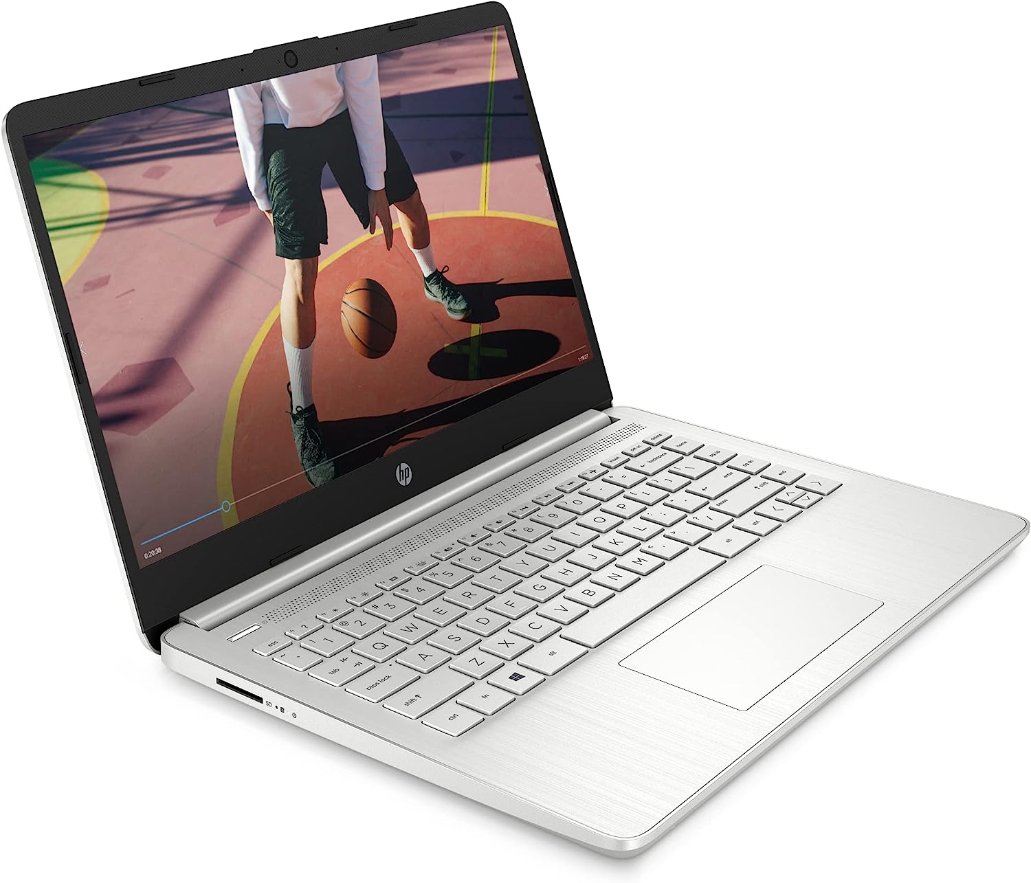 Foto 2 | Laptop HP 14-FQ1011LA AMD Ryzen 5 8GB RAM 256GB SSD HD 14'' color Plata