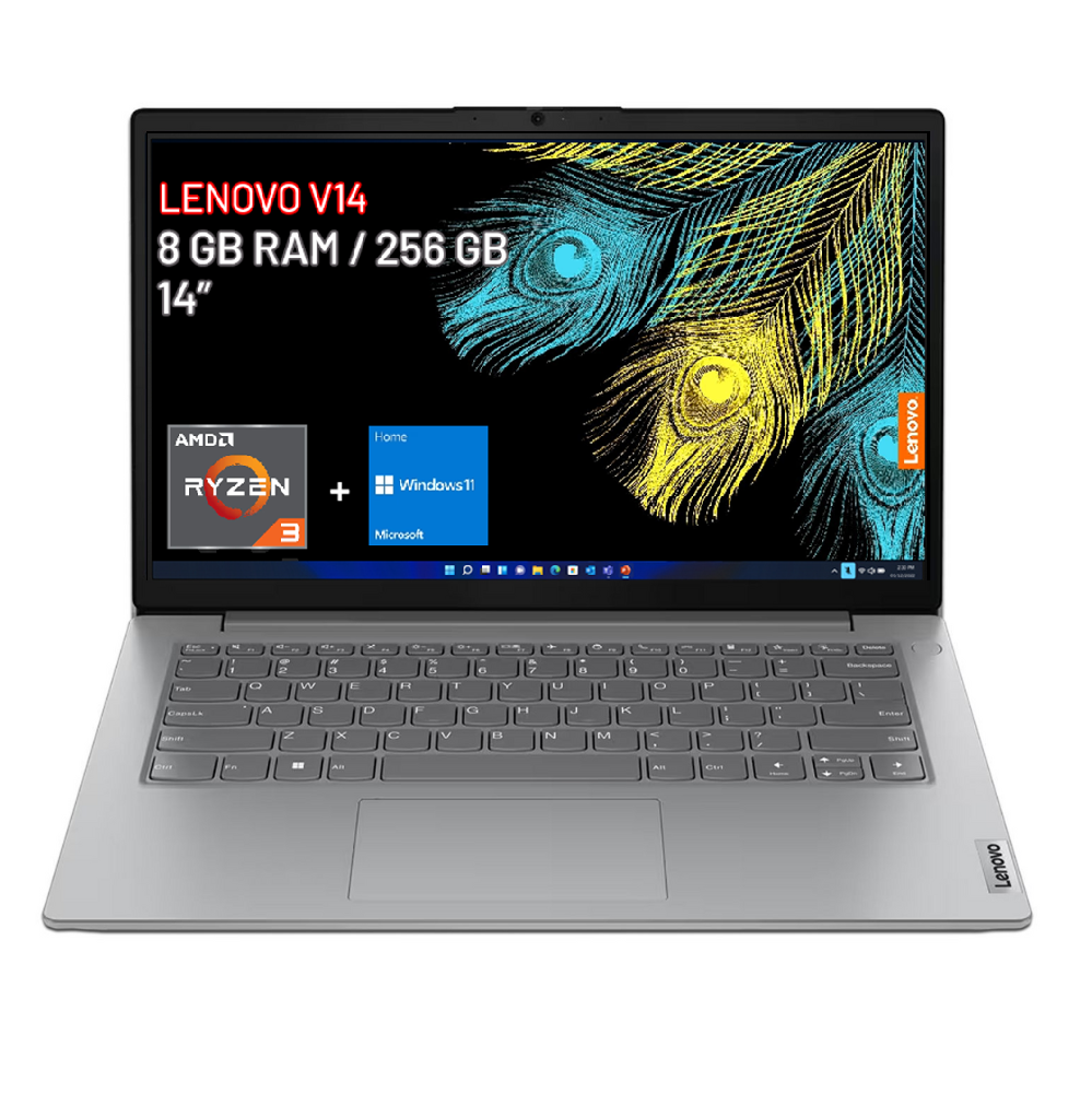 Foto 2 pulgar | Laptop Lenovo V14 G4: Ryzen 3, 8GB RAM, 256GB SSD, 14" FHD, Windows 11, Gris