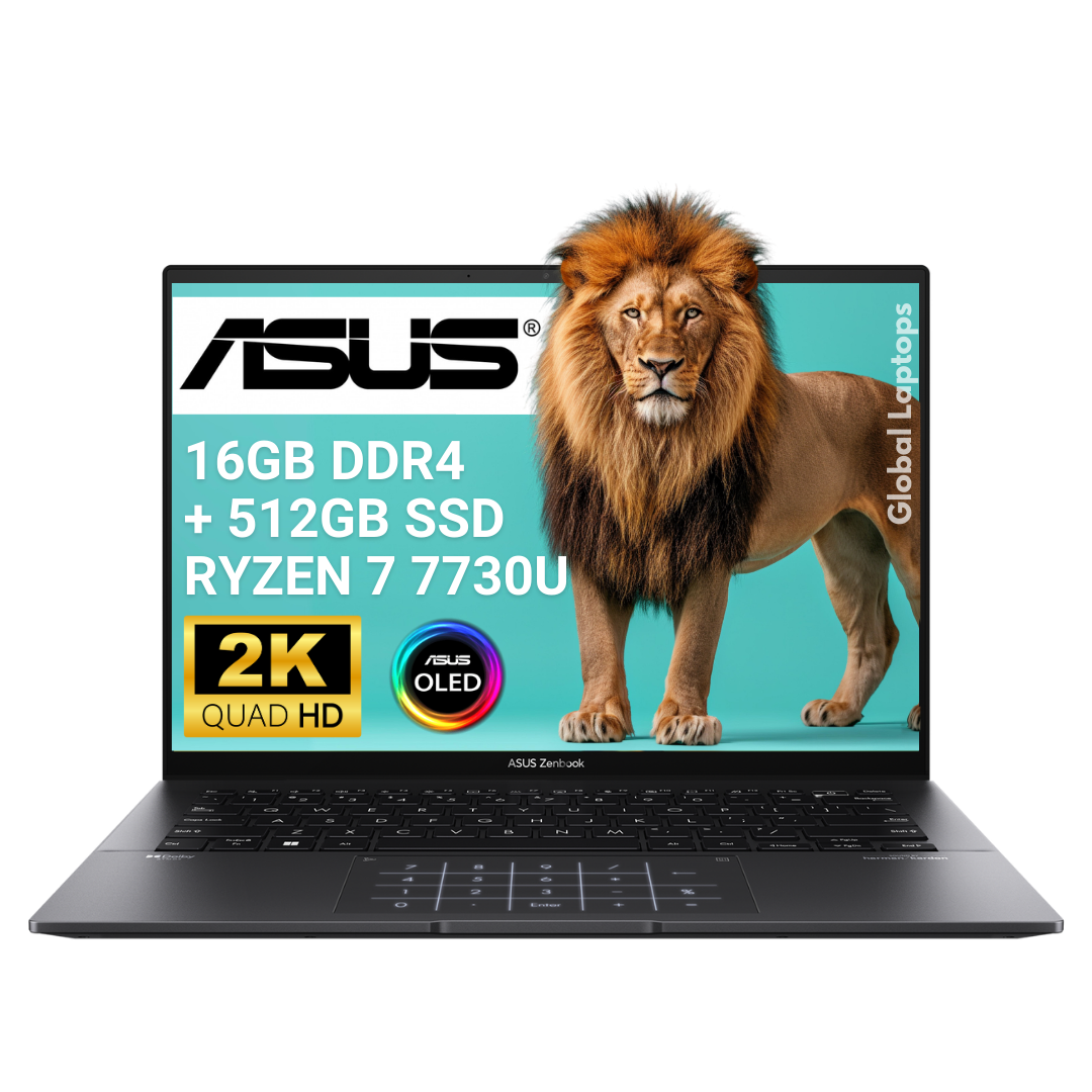 Foto 2 pulgar | Laptop Asus 14-um34 Ryzen 7 7730u, 16gb, 512 Ssd, Wuxga