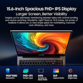 Foto 4 | Ordenador Portátil Blackview Acebook 8 15.6 Pulgadas Int El 12th N97 16 GB+512 GB - Venta Internacional