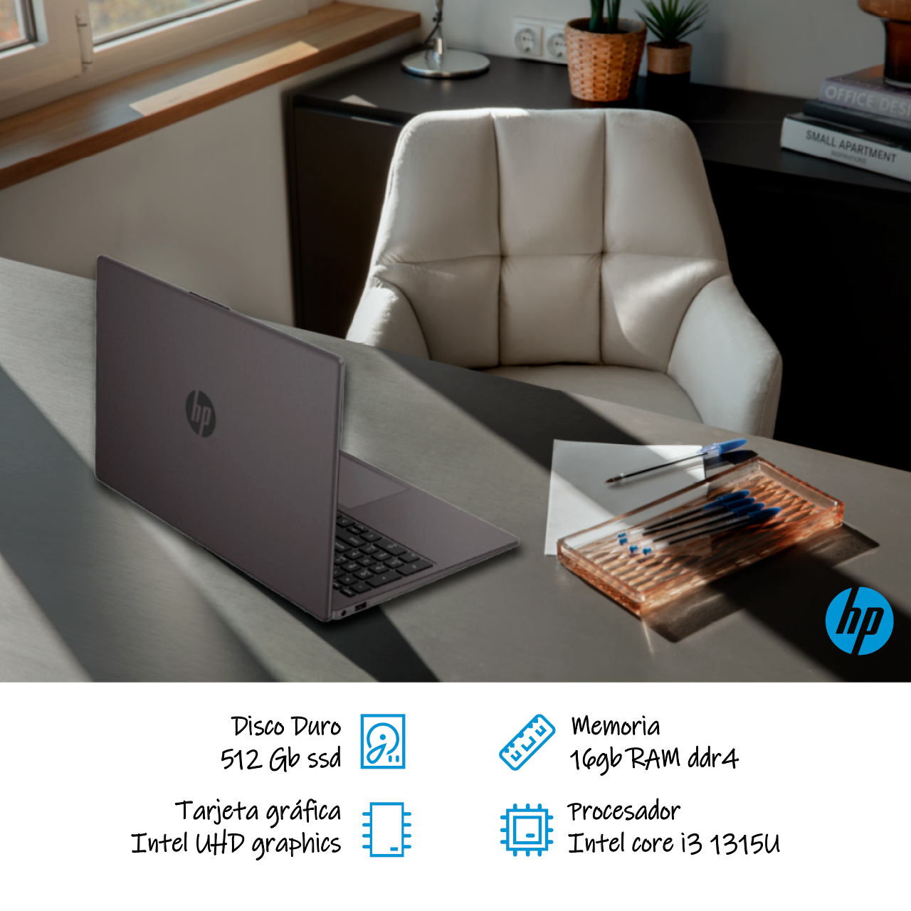 Foto 5 pulgar | Laptop Hp 255 G10 De 15,6'' Amd Ryzen 7-7730u 16 Gb de Memoria Ssd de 1 Tb Windows 11 Pro