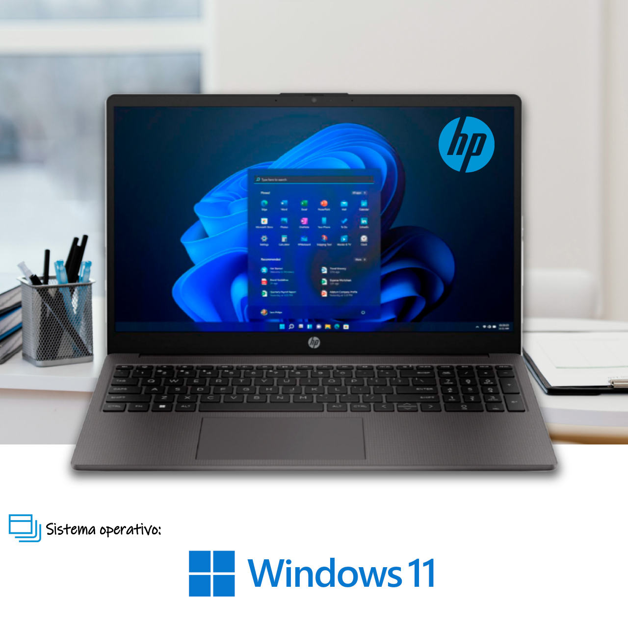 Foto 6 pulgar | Laptop Hp 255 G10 De 15,6'' Amd Ryzen 7-7730u 16 Gb de Memoria Ssd de 1 Tb Windows 11 Pro