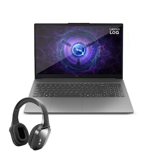 Foto 1 | Combo Laptop Lenovo Loq 15iax9e Intel Ci5-12450hx 8gb 512gb Ssd Fhd W11h + Audífonos