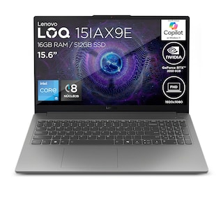 Foto 2 | Combo Laptop Lenovo Loq 15iax9e Intel Ci5-12450hx 8gb 512gb Ssd Fhd W11h + Audífonos