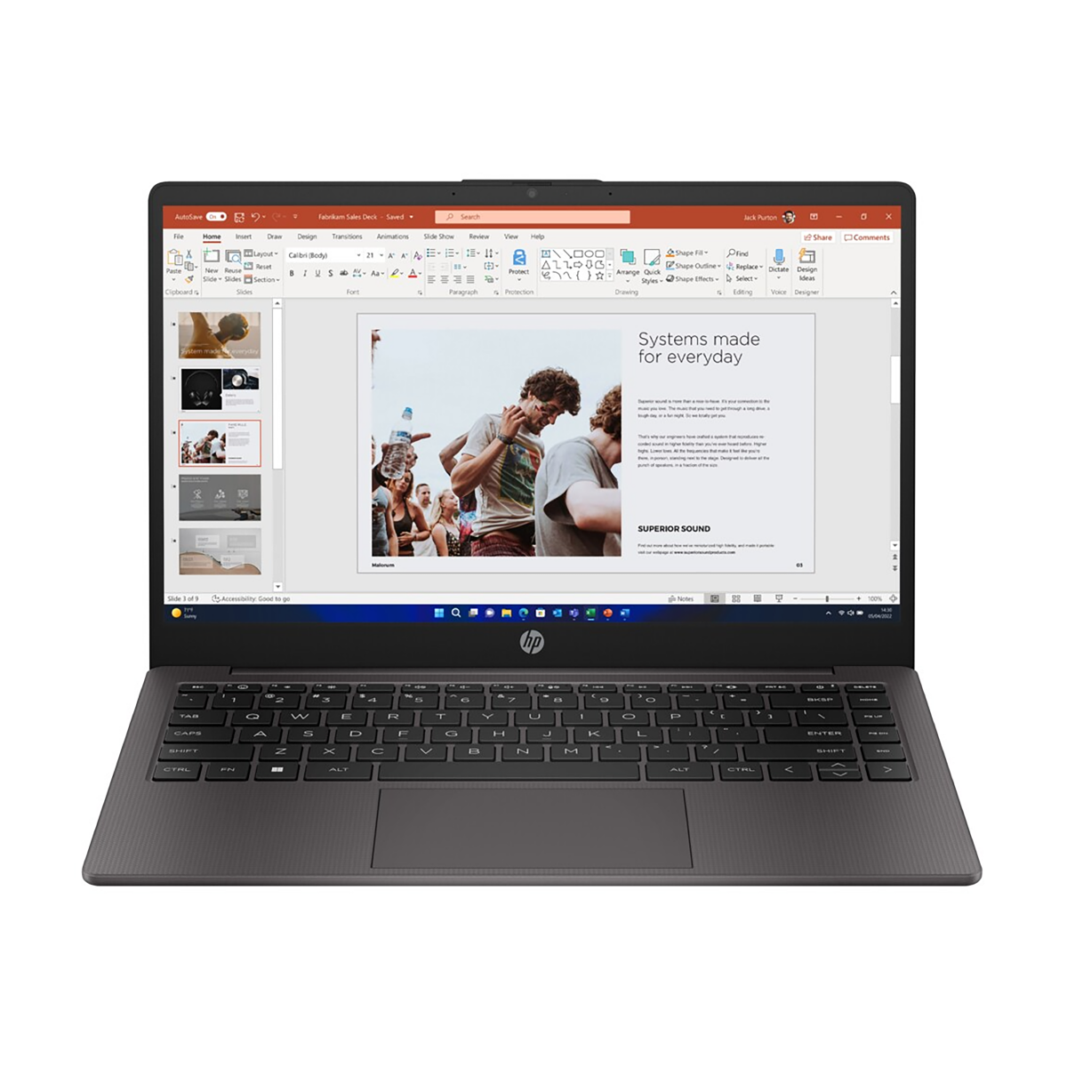 Foto 2 pulgar | Laptop Hp 245 G10 14'' Amd Ryzen 3 7330u Ram 8gb Ssd 256gb