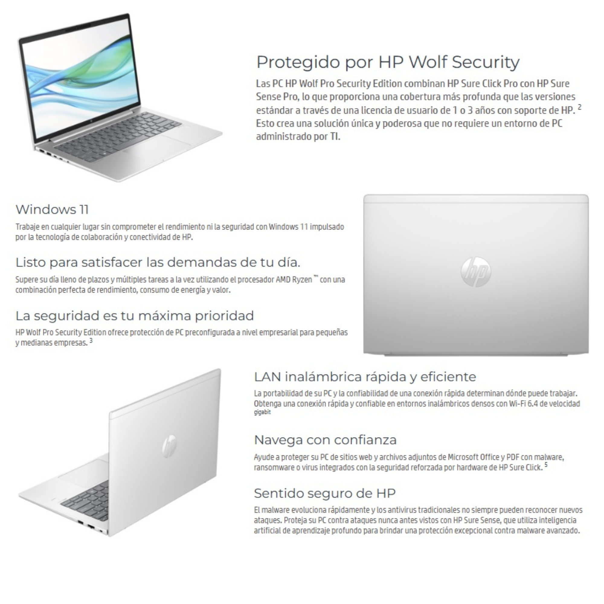 Foto 7 pulgar | Laptop Hp 14'' Probook 445 G11 - 32 Gb - 1 Tb Modelo A1rm5ut