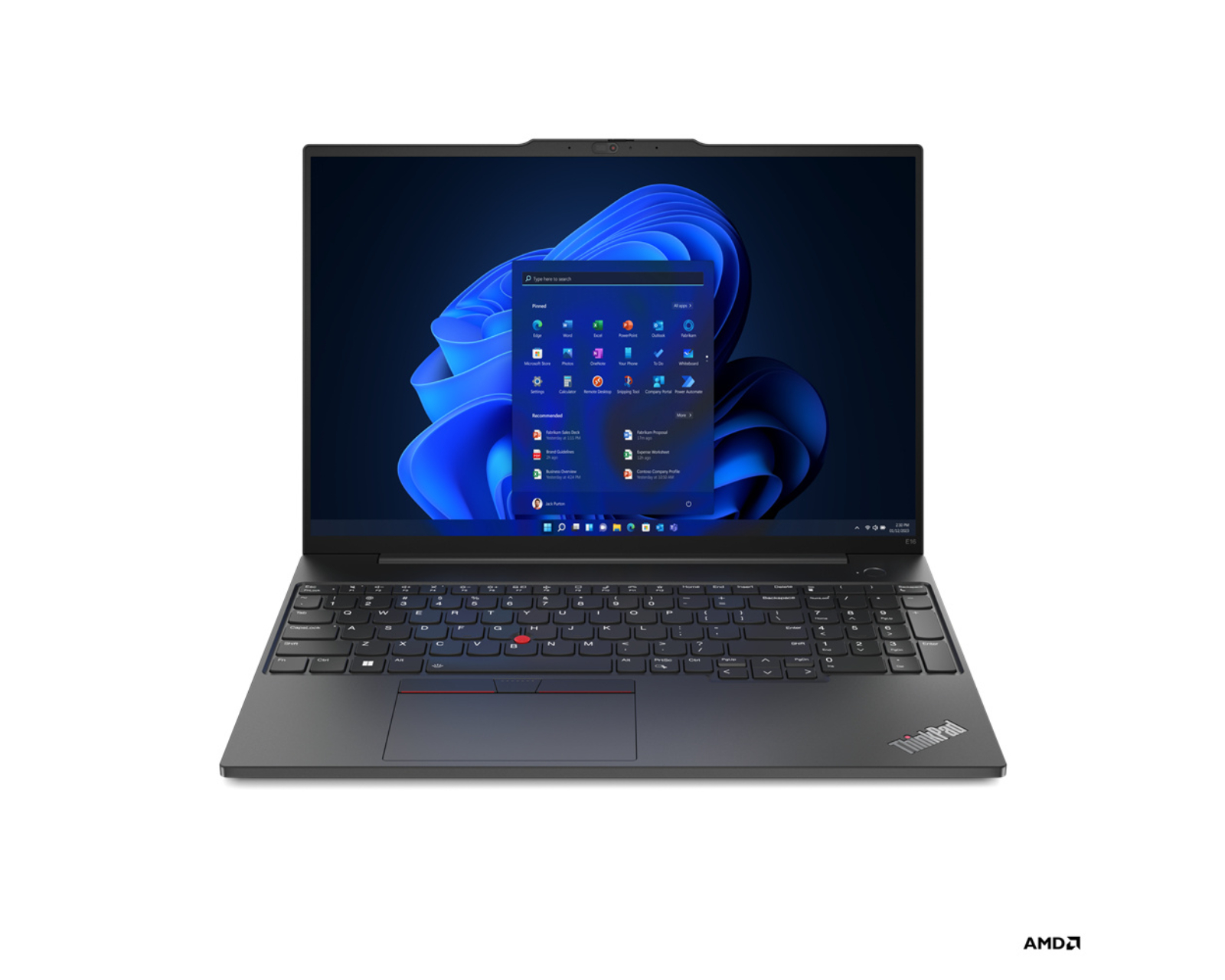 Foto 2 pulgar | Laptop Lenovo Thinkpad E16 Gen 1 16'' Wuxga Amd Ryzen 5 7530u 2ghz 24gb 512gb Ssd Windows 11 Pro 64-bit Español Negro