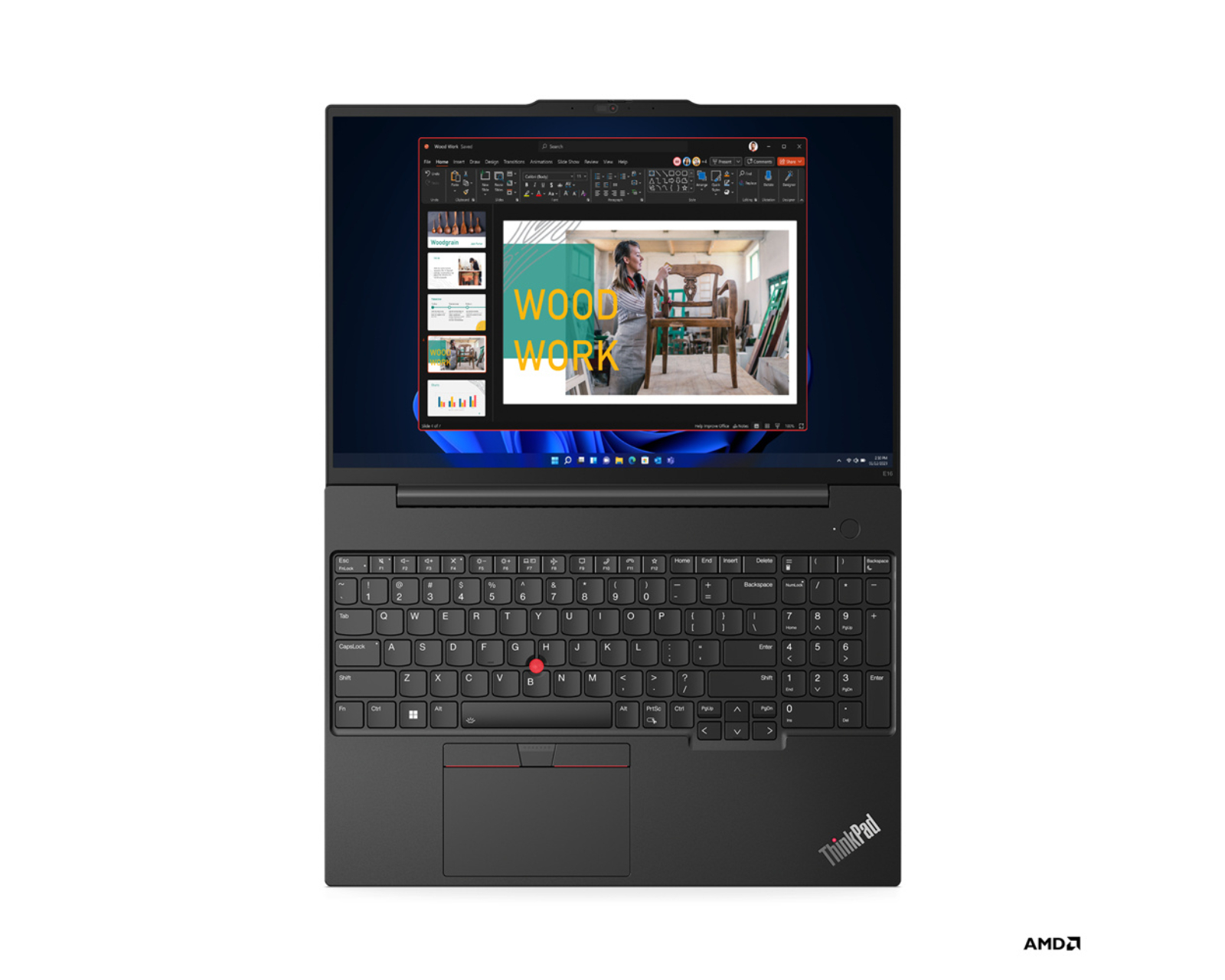 Foto 4 pulgar | Laptop Lenovo Thinkpad E16 Gen 1 16'' Wuxga Amd Ryzen 5 7530u 2ghz 24gb 512gb Ssd Windows 11 Pro 64-bit Español Negro