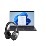 Combo Laptop Asus Vivobook Go L510ka Intel Celeron-n4500 4gb 128gb Hd W11h + Audífonos Bluetooth
