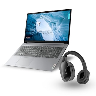 Foto 1 | Laptop Lenovo Ideapad 1 15iau7 Intel Ci3-1215U 8 GB 256 GB SSD FHD W11H Touch + Audífonos Bluetooth