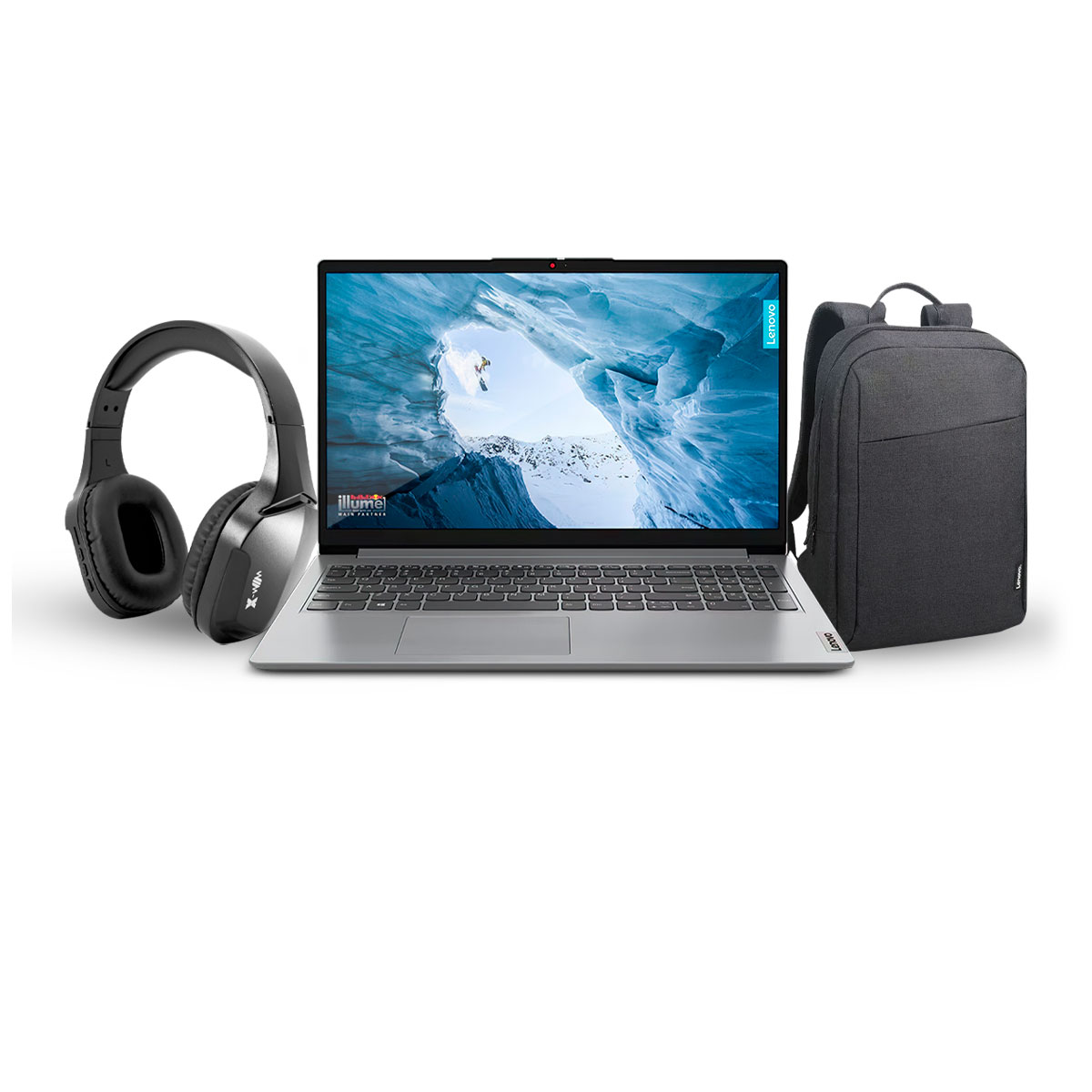 Foto 2 pulgar | Laptop Lenovo Ideapad 1 15iau7 Intel Ci3-1215U 8 GB 256 GB SSD FHD W11H Touch + Audífonos Bluetooth + Mochila
