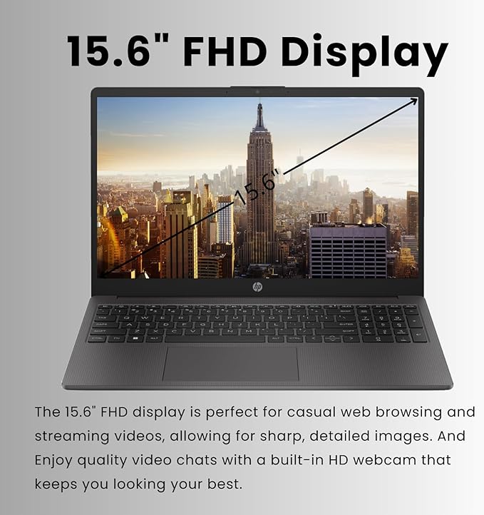 Foto 3 pulgar | Laptop HP 255 G10 Ryzen 7-7730U 8C 16GB 512GB SSD FHD W11 Pro Negro