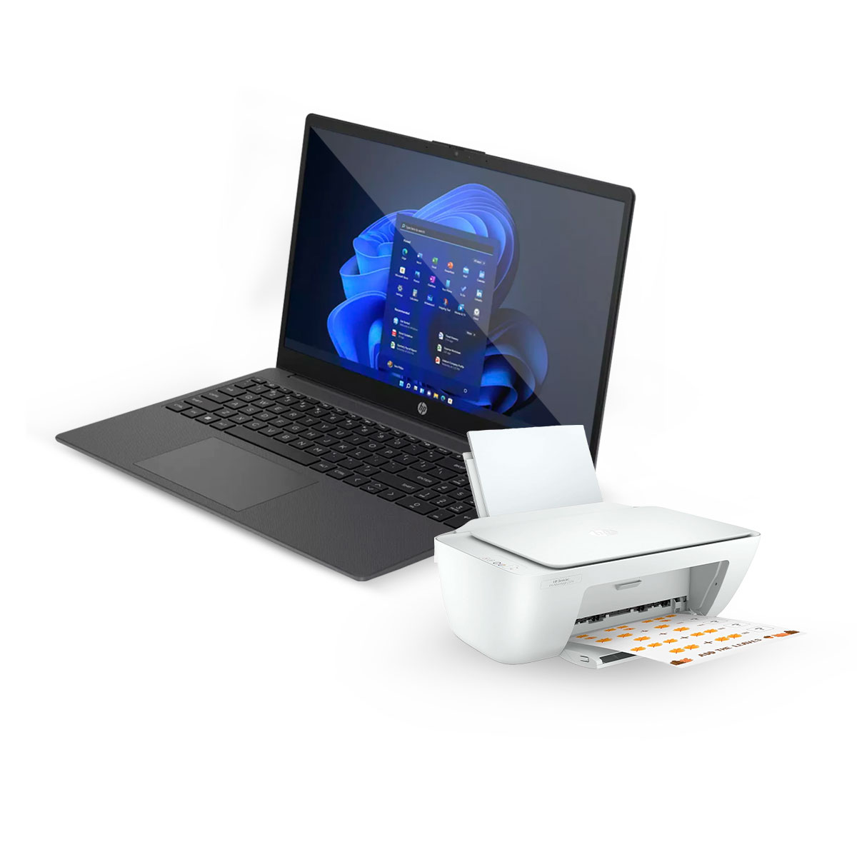 Foto 2 pulgar | Combo Laptop Hp 255 G10 Ryzen 7-7730u 8c 16gb 512gb Ssd Fhd W11 Pro + Impresora HP