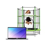 Combo Laptop Asus E510ma-br1532w Intel Celeron N4020 4gb 128gb Hd W11h + Trampolín Infantil