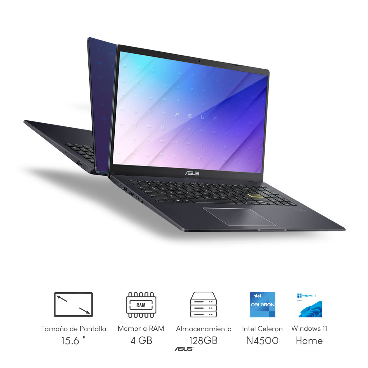 Foto 2 | Combo Laptop Asus E510ma-br1532w Intel Celeron N4020 4gb 128gb Hd W11h + Trampolín Infantil